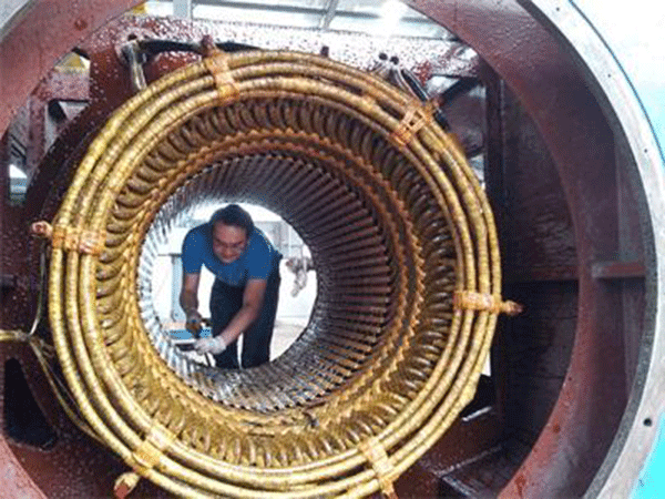 淺析西瑪交流高壓電機定子成型線圈試驗。